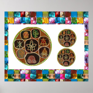 Poster Símbolos curas 2014 de KARUNA Reiki