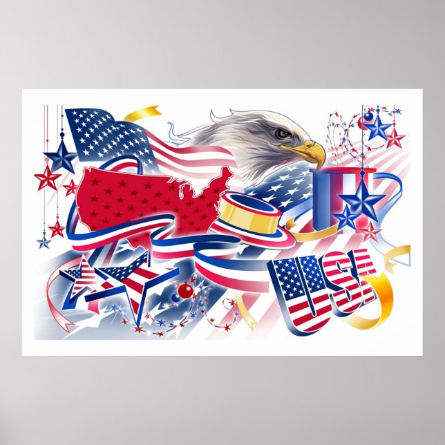 Póster Símbolos da liberdade (Frente)