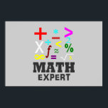 Póster Símbolos matemáticos<br><div class="desc">Especialista em Matemática</div>