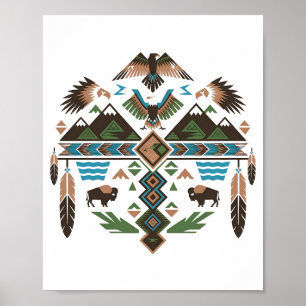 Poster Símbolos Sagrados