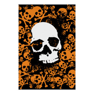 Póster Simetria de Eerie: Uma Matriz Vibrante de Humanos 