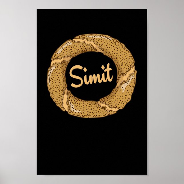 Poster Simit (türkischer Sesamring) (Frente)