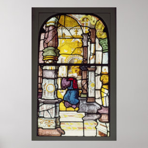 Poster Simon no Templo, segurando o Espírito Santo