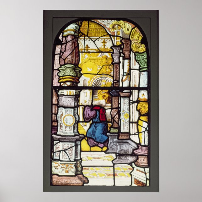 Poster Simon no Templo, segurando o Espírito Santo (Frente)