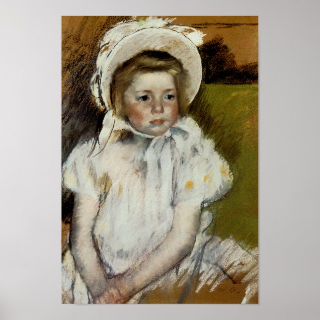 Poster Simone em um Bonnet Branco (Frente)