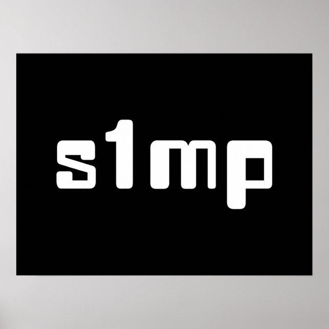 Poster Simp Número Um (Frente)