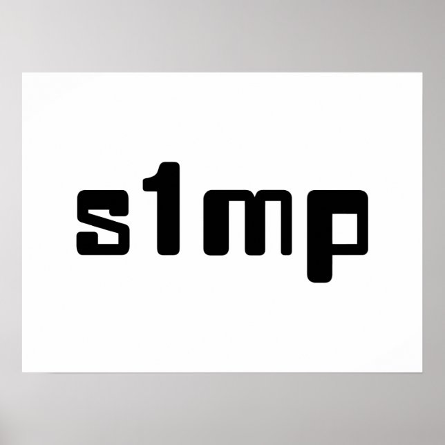 Poster Simp Número Um (Frente)