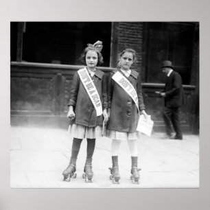 Póster Simpatizante da greve