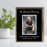Simple Funeral Photo Sympathory