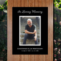 Simple Funeral Photo Sympathory