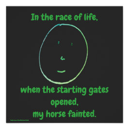 Póster "Simple Says-#1" funny, quote, humor