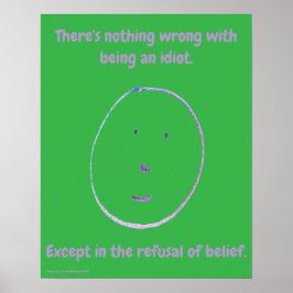 Poster "Simple Says-#3" funny, quote, humor