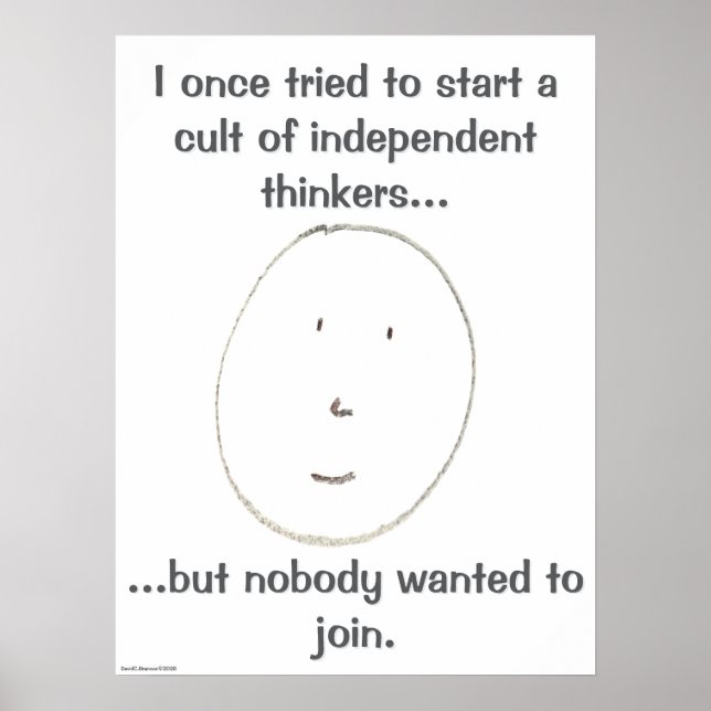 Poster Simple Says Series #9  (Frente)