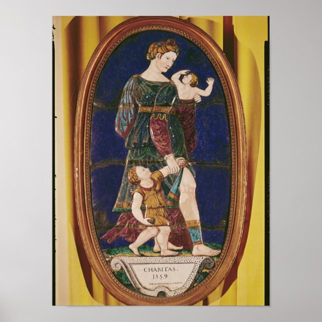 Poster Simples com a Caridade, Limousin, 1559 (Frente)