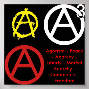 Poster simples da anarquia