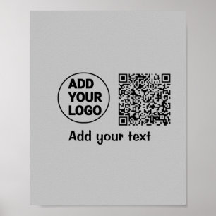 Poster Simples e colorido adicione seu nome de logotipo i