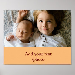 Poster Simples e mínimo colorido adicione sua imagem de t