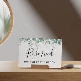 Poster Simples Festa de casamento Eucalyptus Greenery