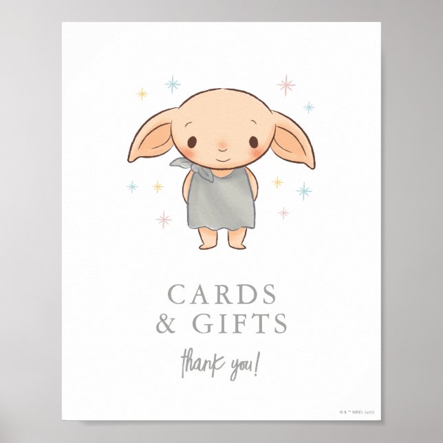 Poster Simples Harry Potter - Chá de Bebê do Dobby (Frente)