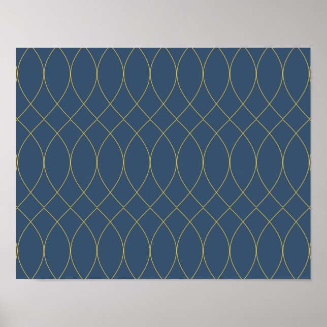 Poster Simples, moderno, legal, curva de tendências, linh (Frente)