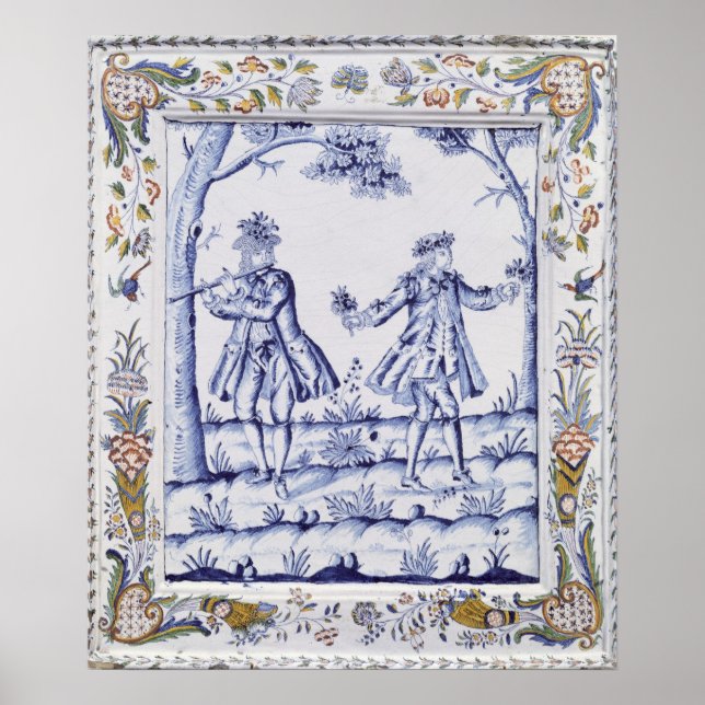 Póster Simples que retrata uma cena de "A Flauta Mágica" (Frente)