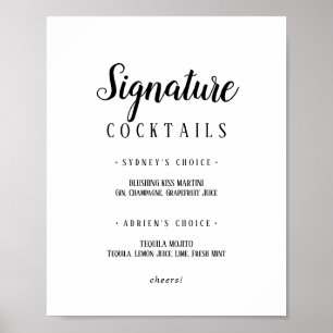 Poster Simples sinal de mensagem minimalista