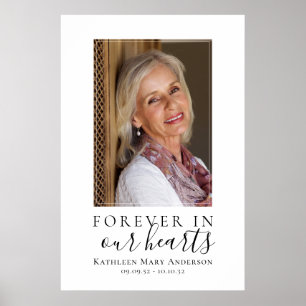 Poster Simples Sinalizador de Boas-vindas do Funeral de O