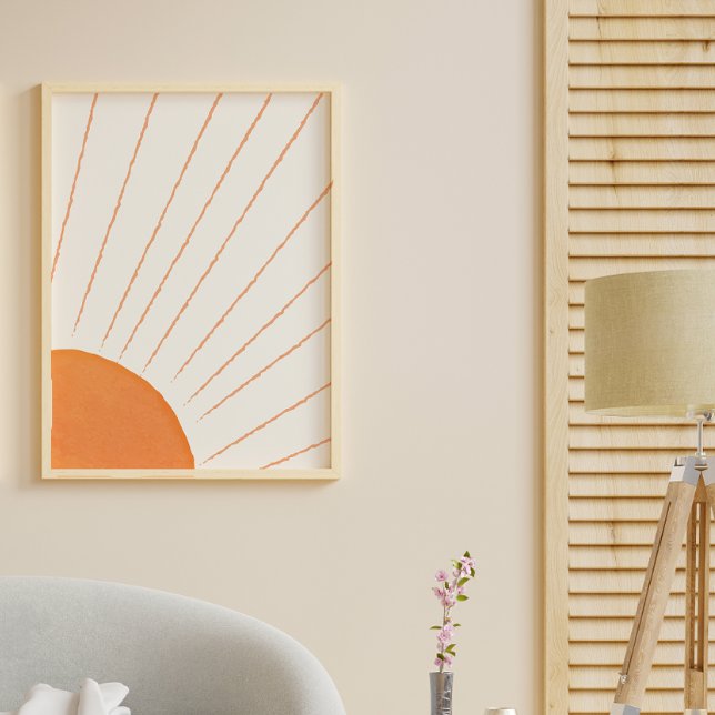 Poster Simples Sol Boho (Simple Boho Sunshine Poster)