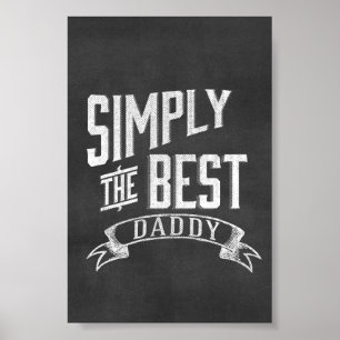 Póster Simplesmente a melhor arte do quadro do pai