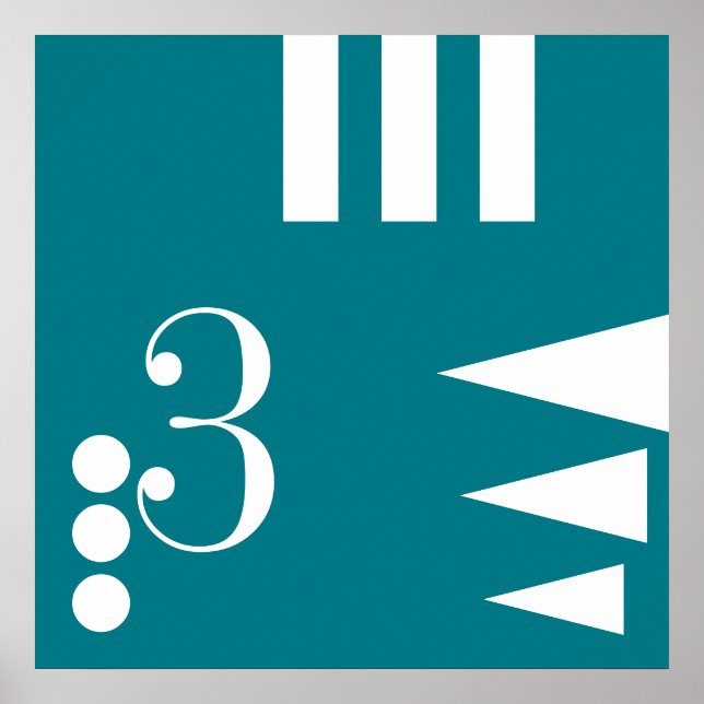 Poster Simplesmente Carta e Ícone ART + suas cores e idei (Frente)