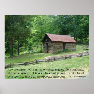 Póster Simplifique sua vida