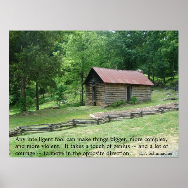 Póster Simplifique sua vida (Frente)