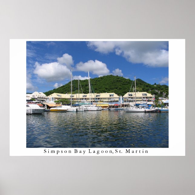 Póster Simpson Bay Lagoon (Frente)