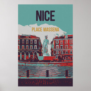 Poster Simulação da Praça Massena em França