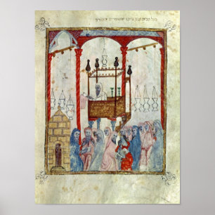 Póster Sinagoga, c.1350, espanha do norte