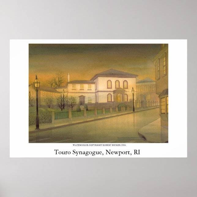 Póster Sinagoga do Touro (Frente)