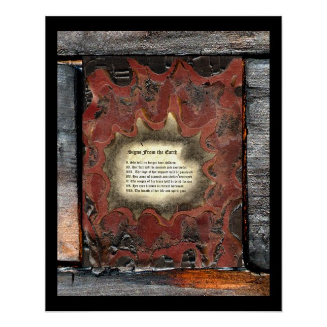 Póster Sinais Da Terra (Frente)