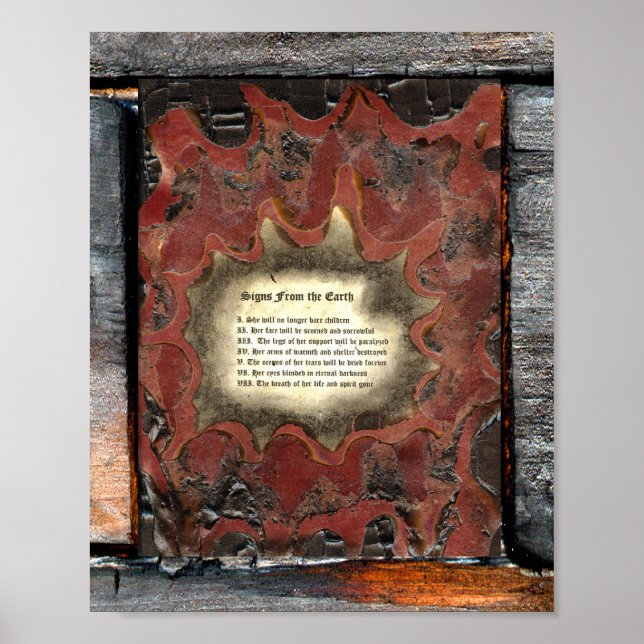 Póster Sinais Da Terra (Frente)