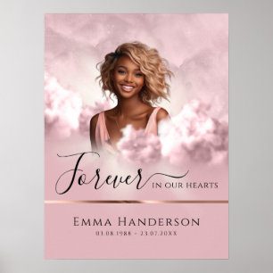 Poster Sinais de boas-vindas do Funeral Memorial, cor-de-