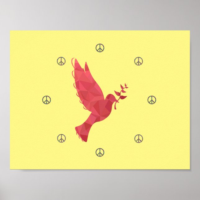 Poster Sinais de Dove e Paz (Frente)