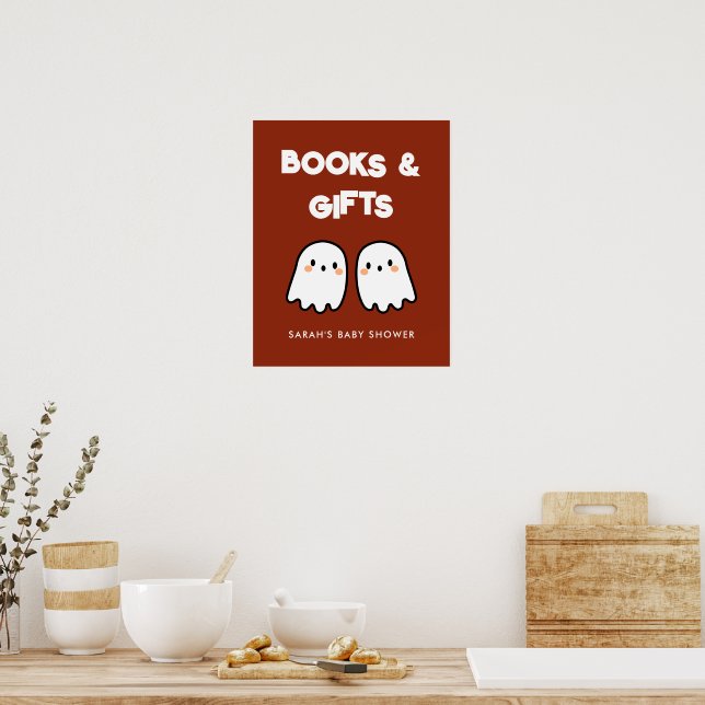 Poster Sinais de Ghosts Gêmeos e Chás de fraldas (Cozinha)