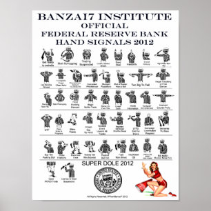 Poster Sinais de mão de FRB para o Superdole