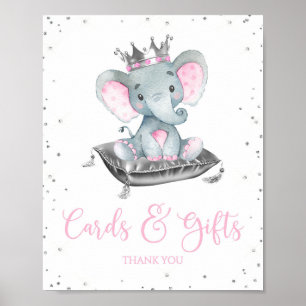 Poster Sinais de mesa para presente de chá de bebê de ele