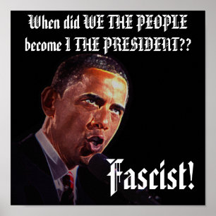 Póster Sinais de protesto personalizados