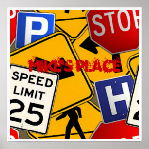 Póster Sinais de rua