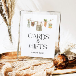 Poster Sinais de venda de livros e presentes para agricul