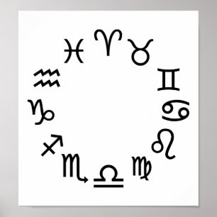 Poster Sinais de Zodiac