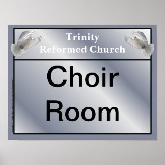 Póster Sinais gerais da Igreja Interna