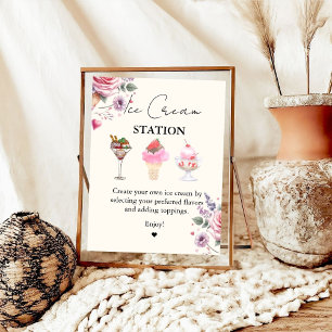 Poster Sinais rosa cor-de-rosa para Bar moderno