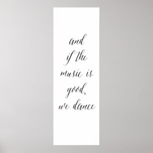 Poster Sinal 2 da dança da cozinha